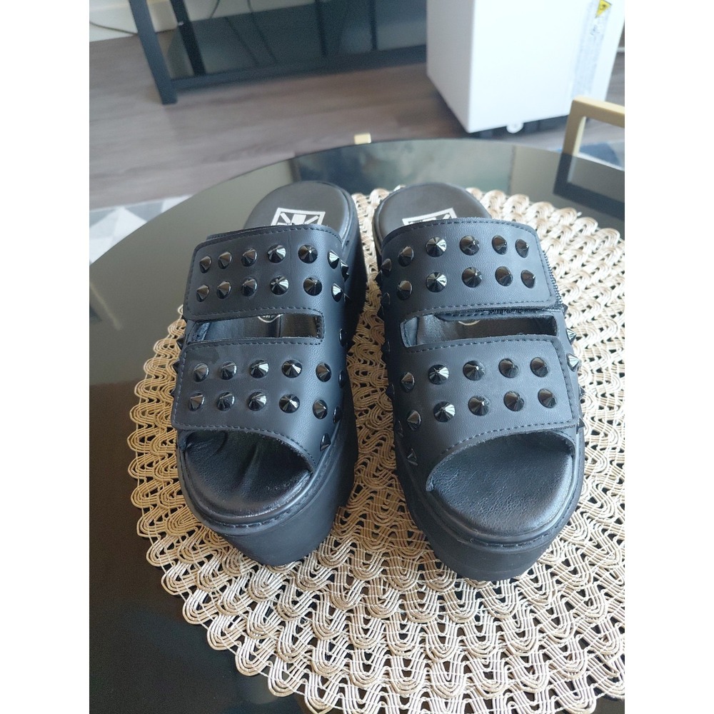 T.U.K Spike/stud Black Creeper US Size 5 EU 38 Y2k Grunge Festival Renaissance